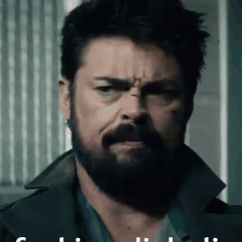 Scary Stares Of Billy Butcher GIF