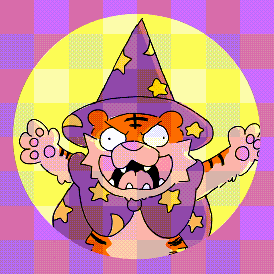 Scary Tiger Wizard GIF
