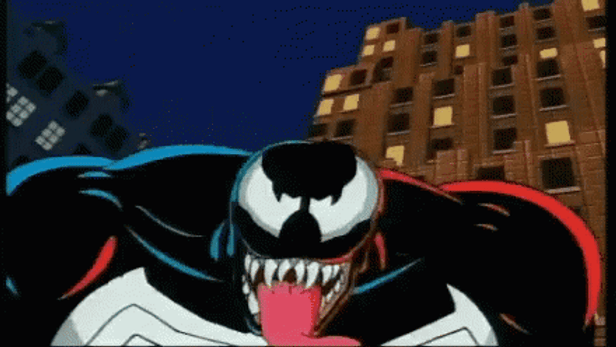Scary Venom Laugh GIF