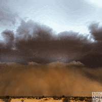Scary Wind Carries Sand GIF