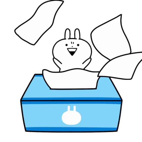 Scattering Paper Towel GIF