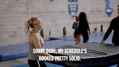 Schedule Is Booked Almost Family Roxy Doyle GIF