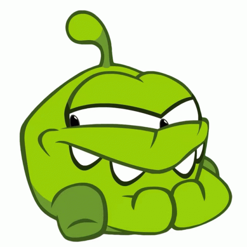 Scheming Om Nom GIF