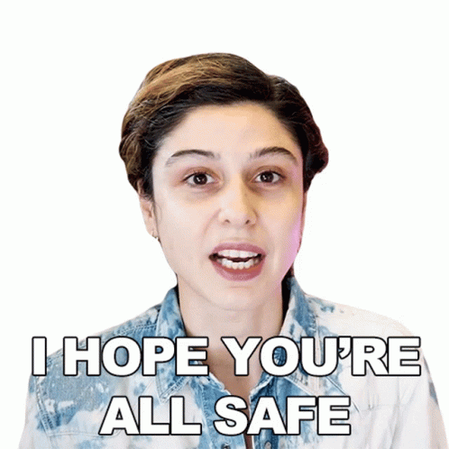 Scherezade Shroff Stay Safe GIF