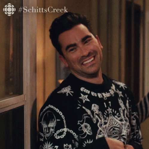 Schitt's Creek Dan Levy Saying Take Care GIF