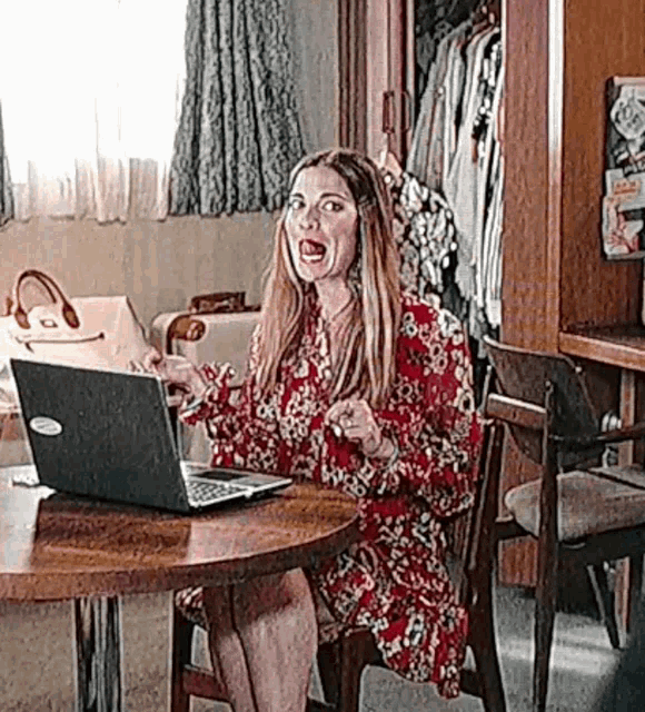 Schitt's Creek Alexis Hair Flip GIF