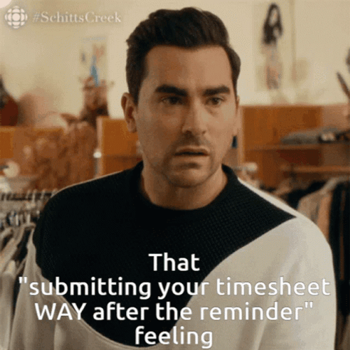Schitt's Creek Dan Levy Disappointed Look GIF