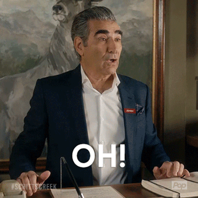 Schitt's Creek Eugene Levy Thats Wonderful GIF