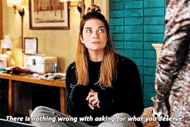 Schitt's Creek What You Deserve GIF
