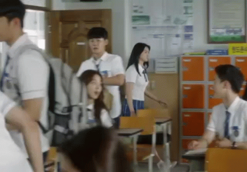 School 2017 Kdrama Girl Fight GIF