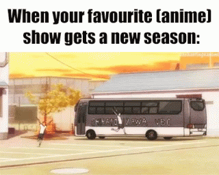 School Bus Anime New Season GIF