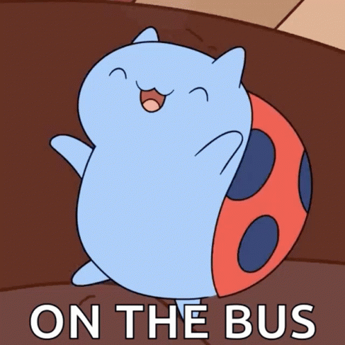 School Bus Catbug Dance GIF