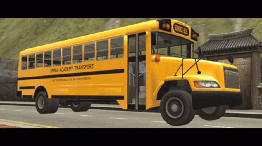 School Bus Door Open Super Mario Glitch Y4 GIF