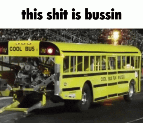 School Bus This Shit Is Bussin GIF