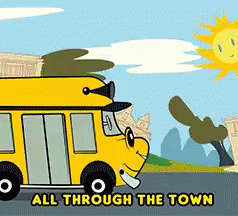 School Bus Transportation GIF