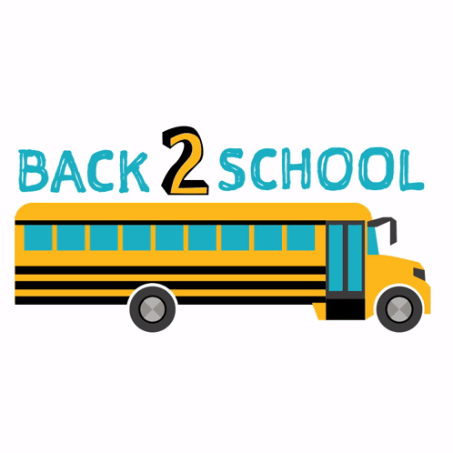 School Bus with Back to School
