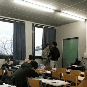 School Fight Bullies Slap The Boy GIF