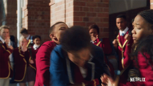 School Fight Slap The Girl GIF