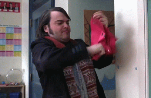 School Of Rock Angry Jack Black GIF