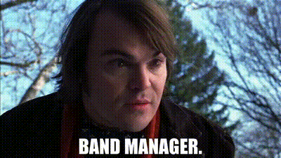 School Of Rock Band Manager Jack Black GIF