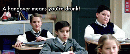 School Of Rock Hangover Means Drunk GIF