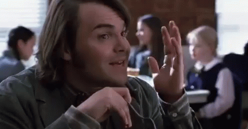 School Of Rock Jack Black Talking GIF