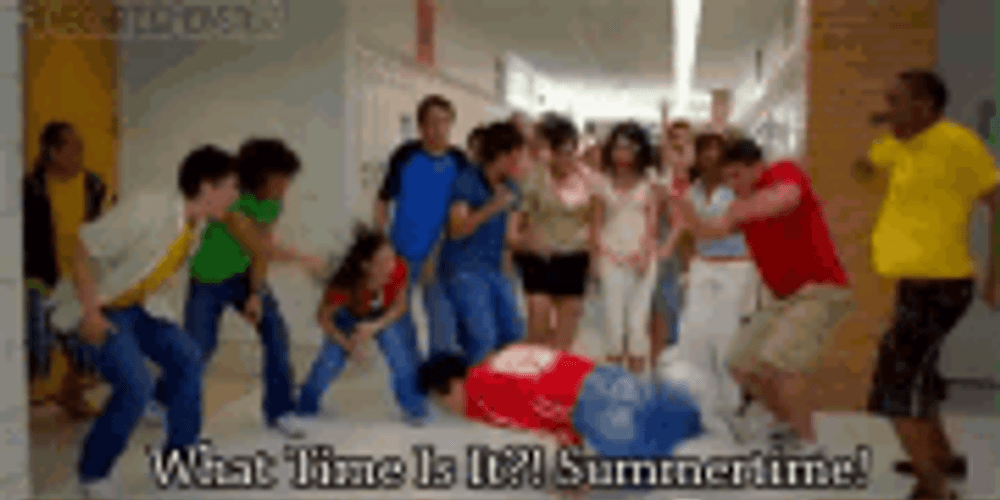 Schools Out For Summer Dancing High School Musical GIF