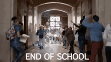 Schools Out For Summer End Of School Celebrate GIF