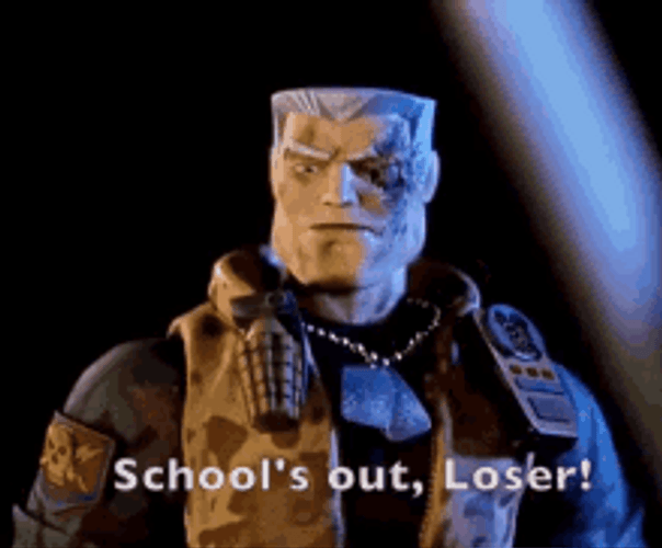 Schools Out For Summer Loser Chip Hazard GIF