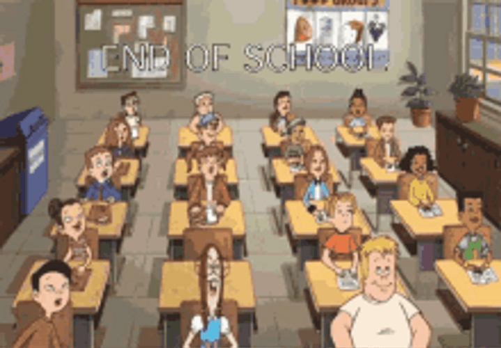 Schools Out For Summer Recess School's Out GIF