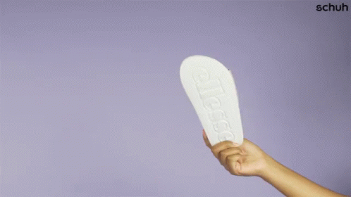 Schuh Chancla Footwear Boomerang Effect GIF
