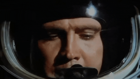 Sci Fi Man In Astronaut Suit GIF