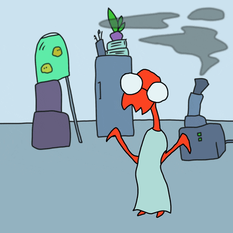 Scientist Animated Rainbow Friends GIF