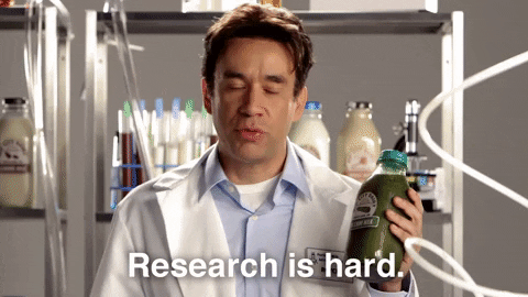 Scientist Research Is Hard Fred Armisen GIF