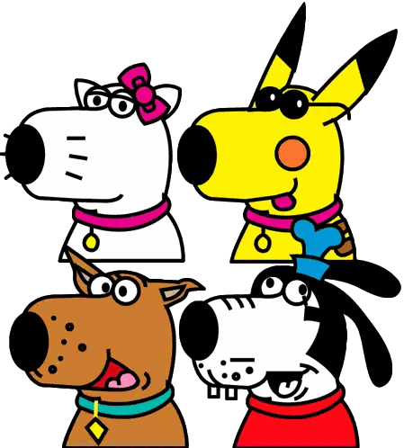 Scooby Doo and Pikachu Cartoon Group
