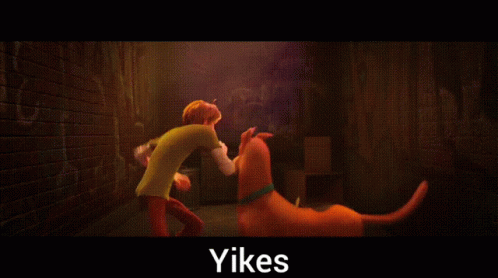 Scooby Doo And Shaggy Astonished Reaction GIF