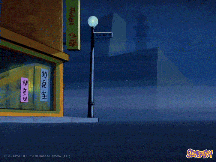 Scooby Doo Characters In Speeding Van GIF