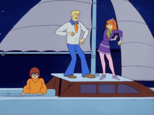 Scooby Doo Dancing Sailing GIF