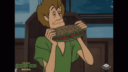 Scooby Doo Eating Sandwich