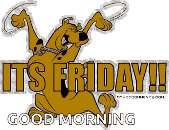 Scooby Doo Happy Friday Funny GIF 