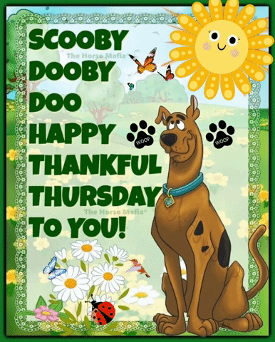 Scooby Doo Happy Thankful Thursday to You