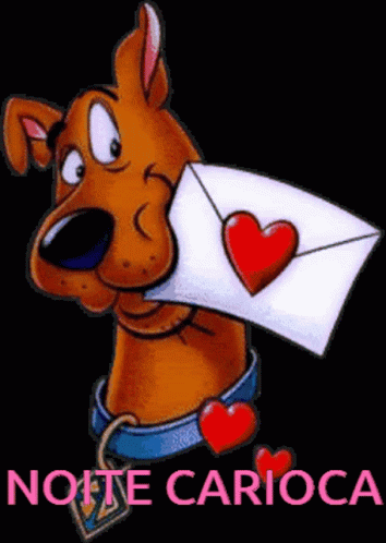 Scooby Doo Heart Love Letter GIF