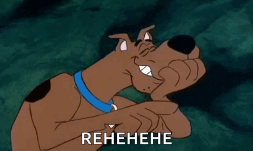 Scooby Doo Laughing Rehehe GIF