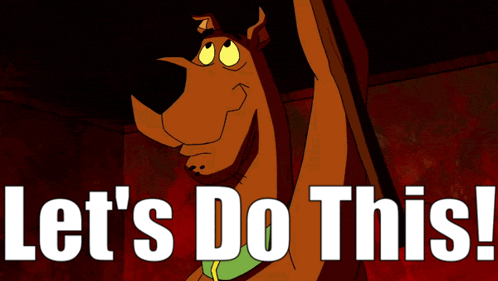 Scooby Doo Lets Do This Gif GIF