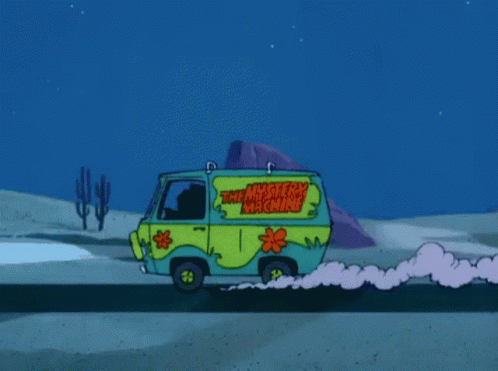 Scooby Doo Van Driving GIF