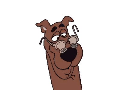 Scooby Doo Wearing Binoculars