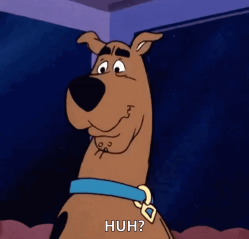 Scooby Doo With Blue Collar And Aur GIF