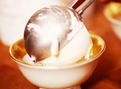 Scoop Of Vanilla Ice Cream GIF