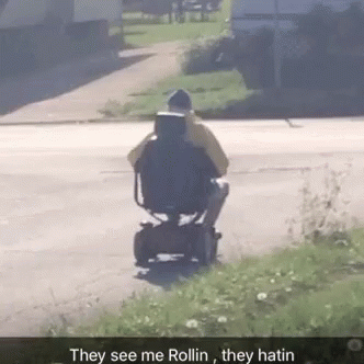 Scooter Riding They See Me Rollin GIF