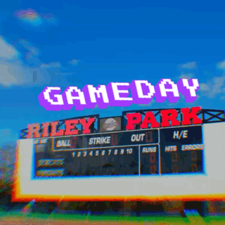Scoreboard at Gameday Riley Park
